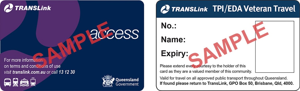 concession travel card