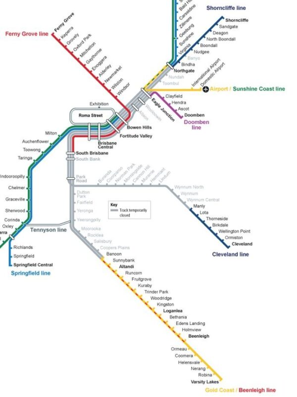 29-30 June 2024 Track Work On The City And Gold Coast Line 🔴 Major 